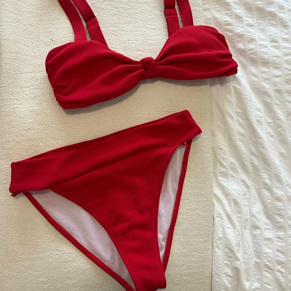 Red Bikini Set - Picture 1 of 4